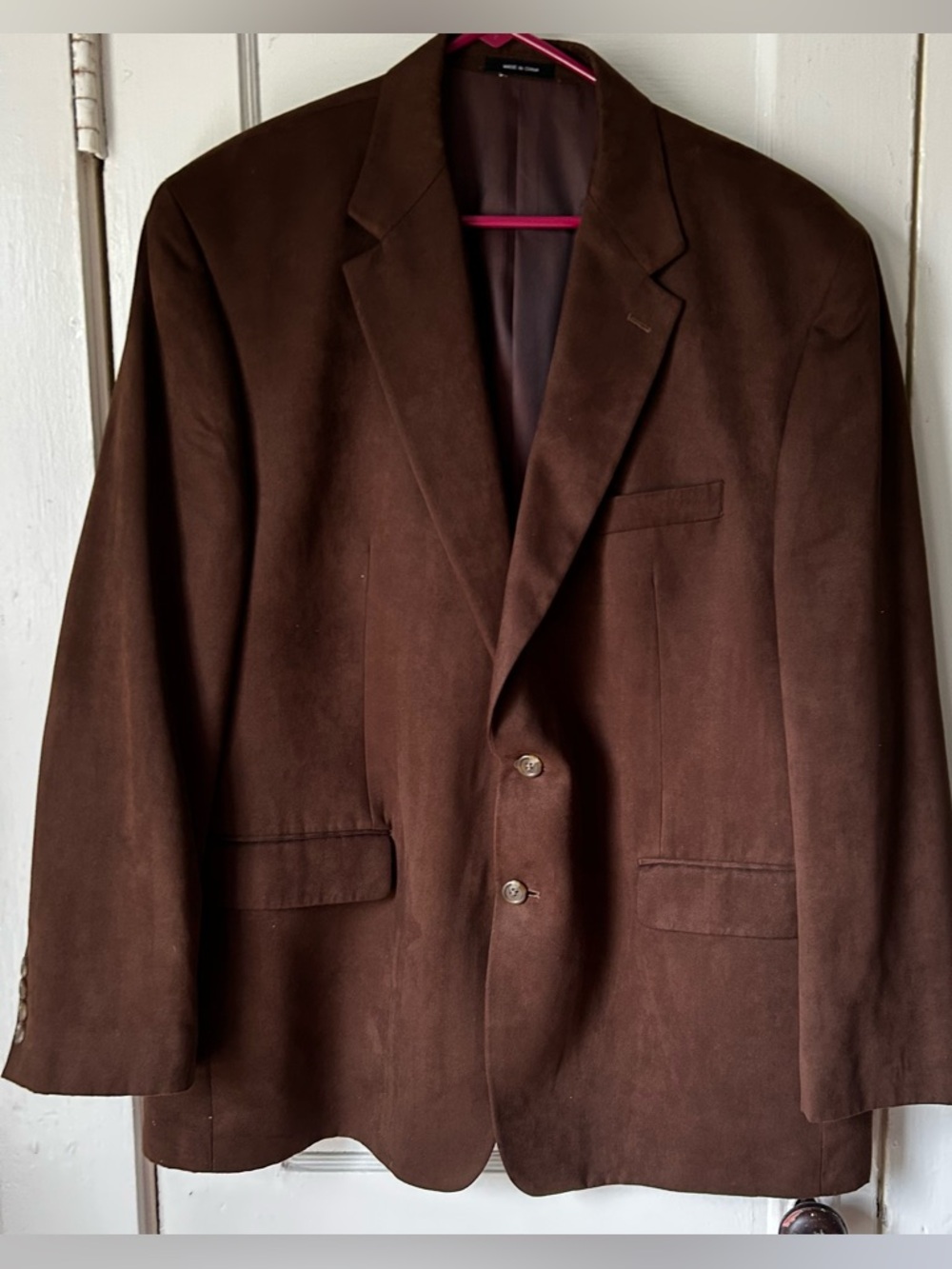 Chaps Brown Suede Sport Coat